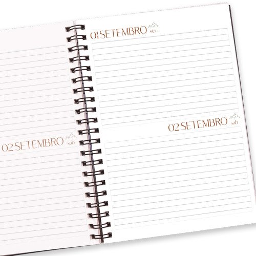 Miolo de agenda tema "Cristã" Arquivo Digital