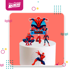 Topper de Bolo Homem Aranha