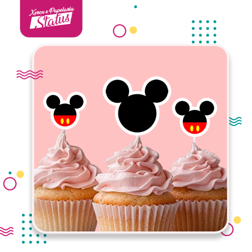 Topper de Doce Mickey Mouse